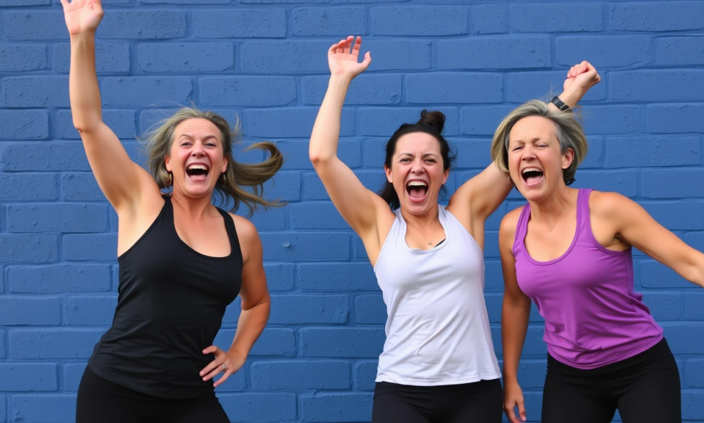 Let loose and have some fun! Yes, we all need to 'lighten up' on the fitness seriousness